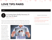 Tablet Screenshot of lovetips-paris.com